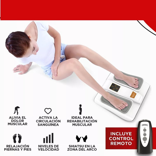 Imagen 3 de 10 de Masajeador De Pies Alta Gama Calor Programas Bolsas De Aire