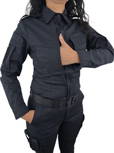 Uniforme Stretch Tactico Mod 146 Corte Dama Camisa 30 Pantalon 32