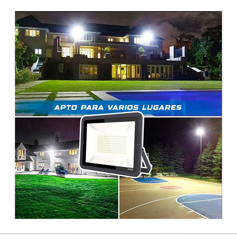 Reflector Led 100w + Pack X 2 Reflectores Led 30w Exteriores
