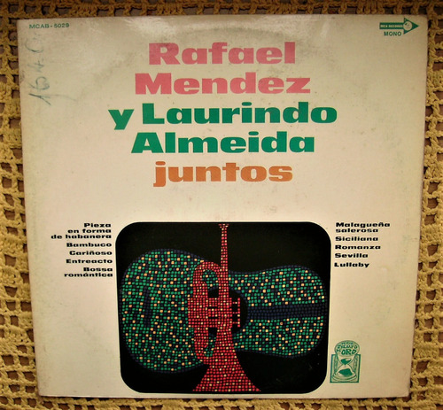 Rafael Mendez Y Laurindo Almeida / Juntos - Lp Vinilo Promo