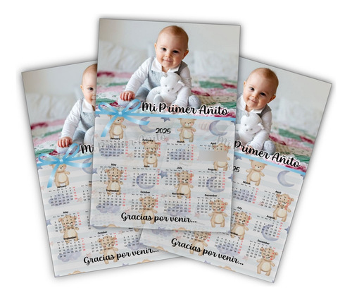 Souvenir Calendario Con Foto/ Iman X 10 Und, 19x14cm