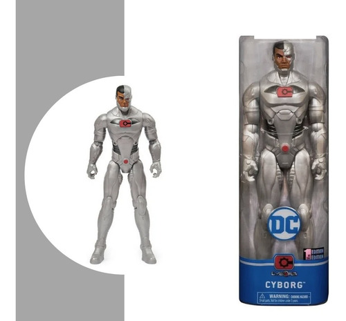 Imagem 2 de 6 de Boneco Cyborg Liga Da Justiça Dc Comics Focos 2206