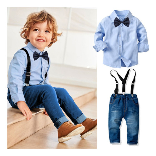 . Conjunto De Ropa De Cumpleaños For Niño Trajes De