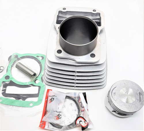 Kit De Cilindro Completo Para Moto Honda Cg 200 Silver