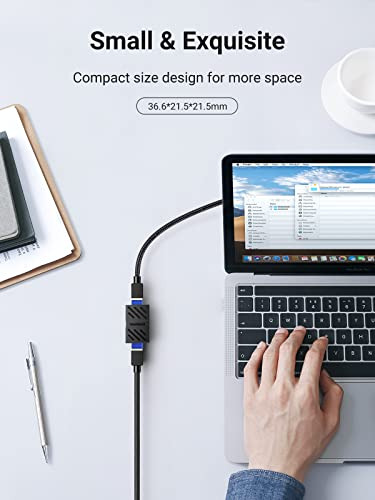 Conector Ethernet Ugreen 1000 Mbps, Cat7, Cat6, Cat5e,