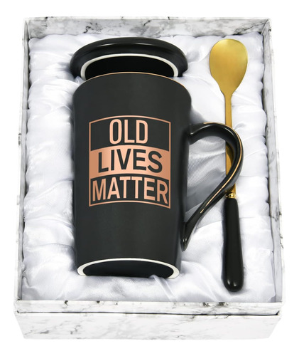 Maustic Old Lives Matter Taza De Café, Regalos Para Hombres 