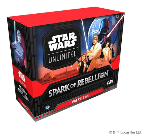 Star Wars Unlimited Spark Of Rebellion:  Prerelease  Inglés