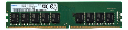 Memória 32gb Ddr4 3200 Udimm Ecc Dell R250 R350 T150 T350