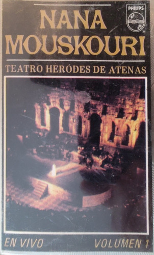 Cassette Nana Mouskouri Teatro Herodes Atenas Vol 1(754 1423