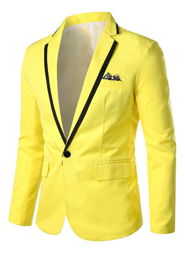 Blazer Informal For Hombre Con Estilo R Ab43 Solid Casamen