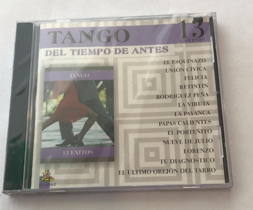 Cd Tango Del Tiempo De Antes 13 Éxitos