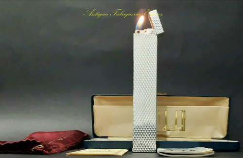 Encendedor Dunhill Tallboy Rollagas - Hecho En Suiza En 1972 (Usado)