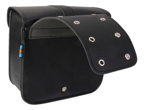 1 Par Alforjas Laterales Silla Cuero Pu For Moto .