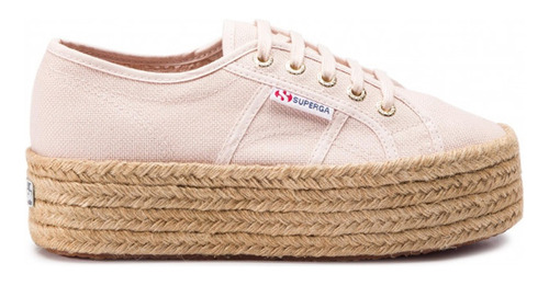 Championes Superga 2790 Rope Plataforma Rosado