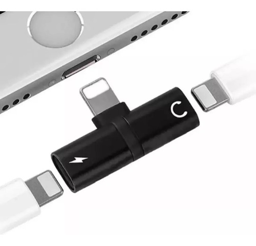 Adaptador Para iPhone Doble Carga + Auriculares Splitter