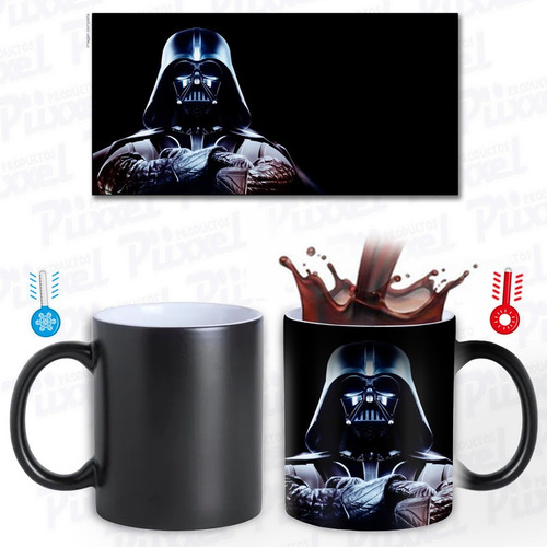 Taza Mágica Starwars Modelo 12 Dart Vader Personalizada