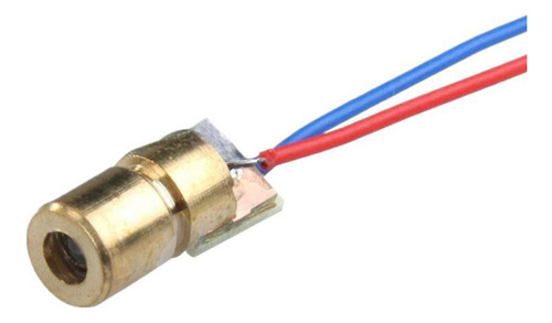 0 10 Unidades 5v 650nm 6mm 5mw Mini Módulo Diodo Punto