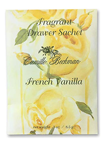 Camille Beckman Premium Fragrant Drawer Sachet, French Vaini