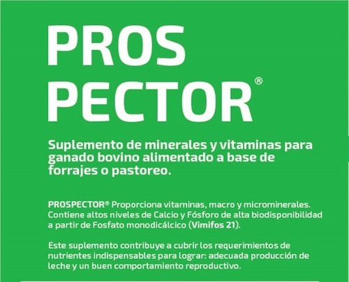 Prospector Suplemento Mineral Vimifos Calcio Fosforo 20kg