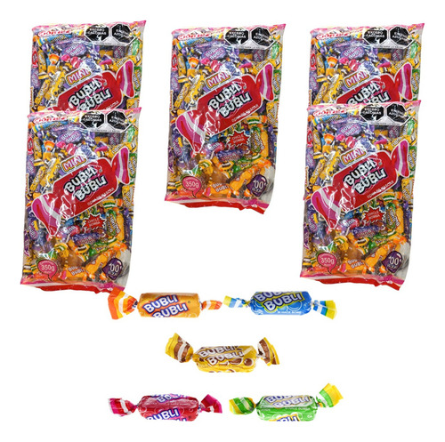 Mini Bubli Bubli 1200pz 4.2kg Goma Mascar Chicle Bomba
