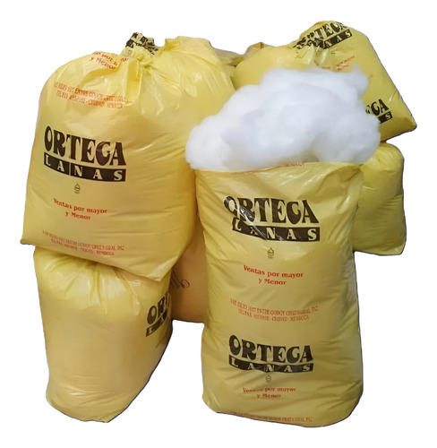 Vellon Siliconado Premium Extravolumen 5 Kg Para Relleno Blanco