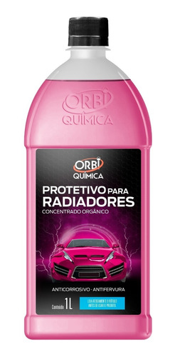 Aditivo Radiador Orbi Concentrado Orgânico Rosa