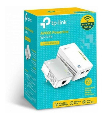 Tp-link Extensor Wifi Powerline Av600 Kit 2-pack