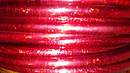 Ula Ula O Hula Hoop Encintado Grande Paquete Con 8 Aros Multicolor