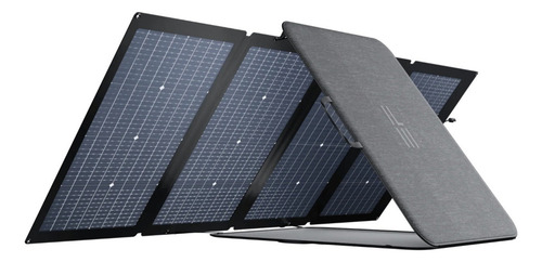 Panel solar Ecoflow, portátil y plegable, bifacial, de 220 W, color negro, voltaje de circuito abierto, 18,4 V, voltaje máximo del sistema: 21,8 V