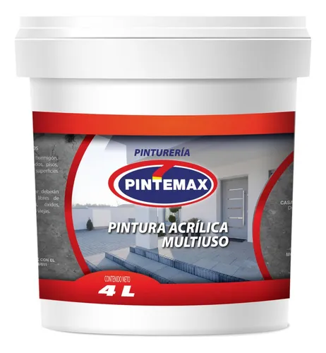 Pintura Multiuso Premium Para Pisos Y Paredes 4lts Acabado Mate Color Ocre