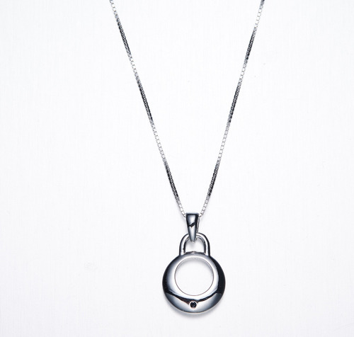 Collar De Plata Circulo De La Vida -joyas Mujer Regalo