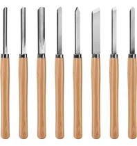 Comprar Set 8 De Gubias Juego Cinceles Para Torno Madera Tallado