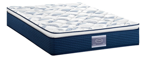 Colchón Queen Size De Resorte América Mabel 28cm Medio
