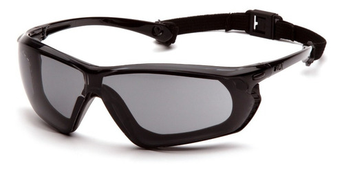 Lentes De Seguridad Pyramex Crossovr Smoke Banda Sbg10620dt