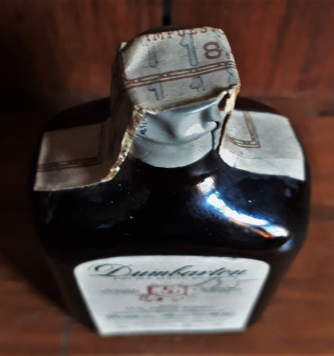 Botella Miniatura Fine Old Scotch Whisky Dumbarton Cerrada (Usado)