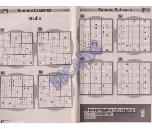 Livro Sudoku + De 400 Jogos Níveis Fácil Médio E Difícil - Livros