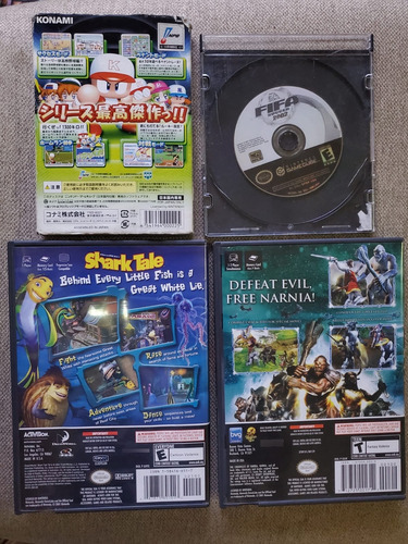 Lote De Juegos Gamecube Sharktale Fifa Narnia Y Mas (Usado)