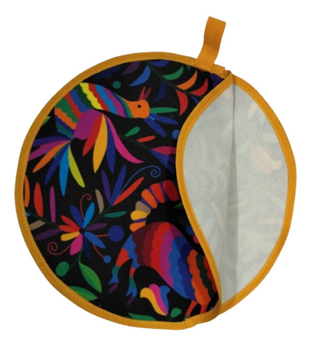 Tortillero De Tela Térmico Diseño Alebrijes 6 Pzas