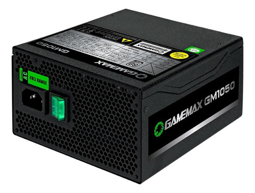 Fuente Gamemax 1050 W, 80 Plus Silver, PFC activo, semimodular