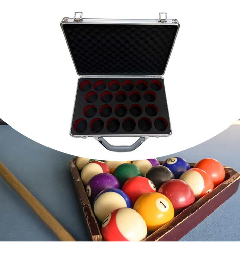 Caja De Almacenamiento De Bolas De Billar, Soporte Para 22