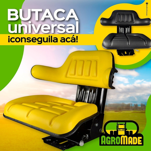 Imagen 9 de 10 de Butaca Tractor Fija C/ Riñonera Universal