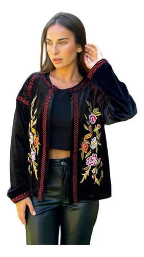 Chaqueta hot sale mujer flores