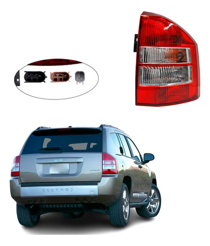 Calavera Jeep Compass 2007 2008 2009 2010 2011 Derecho