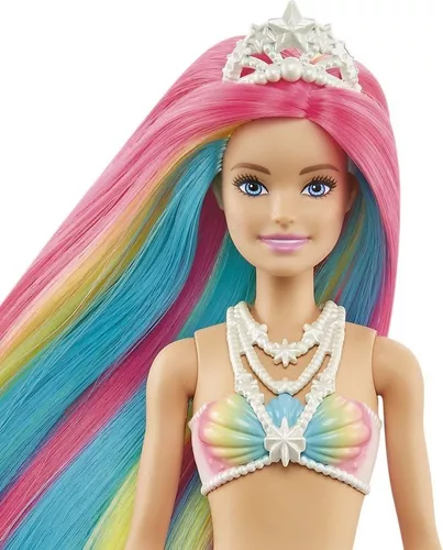 Barbie Dreamtopia Sereia Muda de Cor Mattel