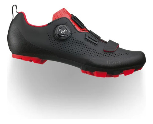 Zapatos Para Mtb Fizik Terra X5 Negro/rojo