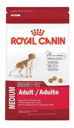 Imagen 2 de 3 de Alimento Royal Canin Size Health Nutrition Medium Adult para perro adulto de raza mediana sabor mix en bolsa de 15kg