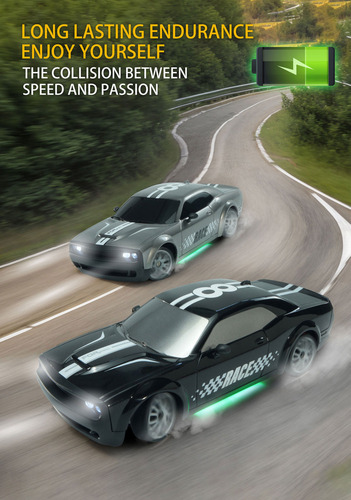 * 2.4g 4wd Derrape A Alta Velocidad Hellcat A Escala Real