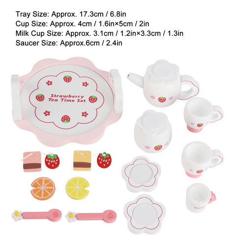 Set De Té De Madera