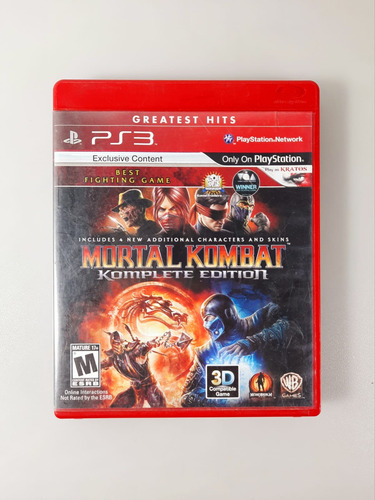 Mortal Kombat Komplete Edition Ps3 Lenny Games (Usado)