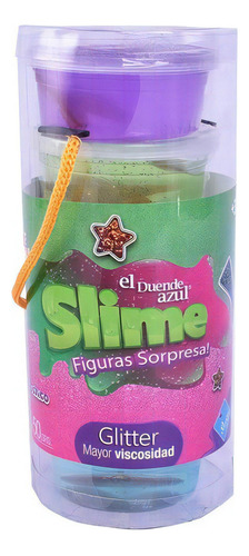 Slime Glitter Pote X 6 Unidades De 50 Grs Figuras Sorpresas